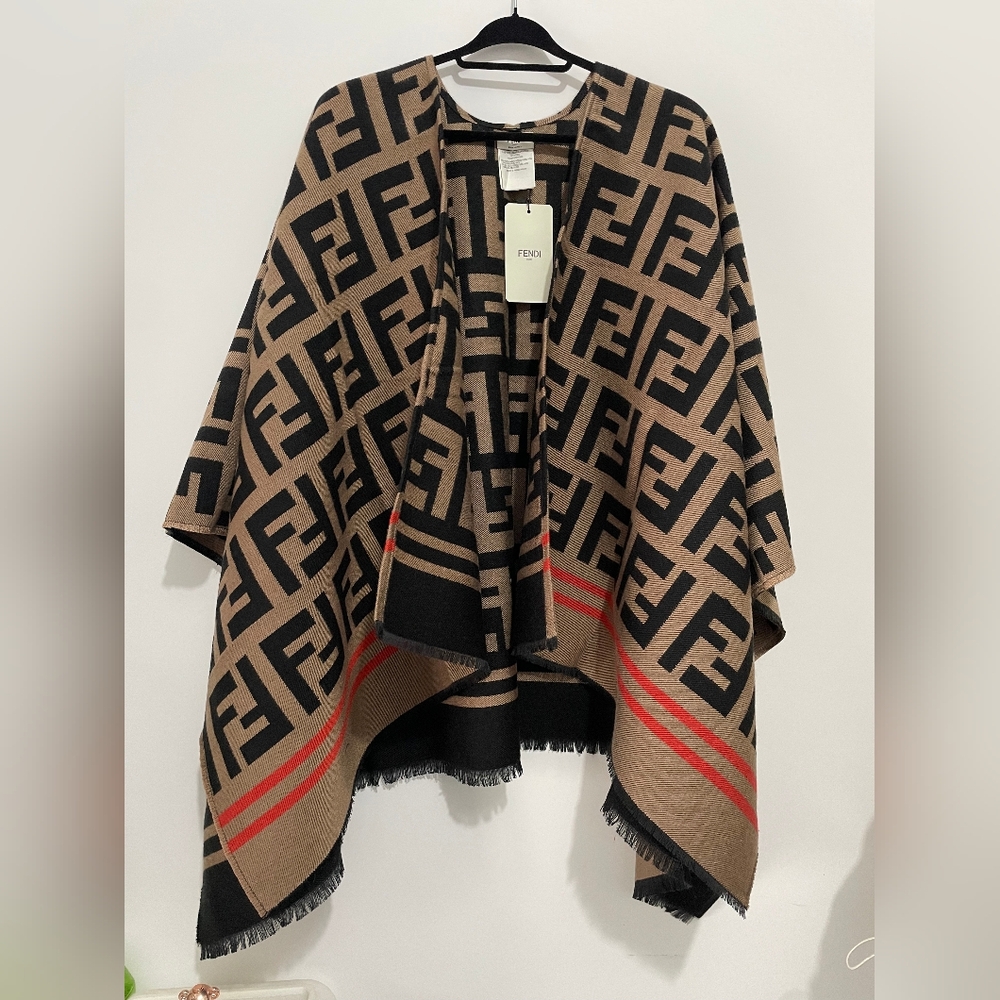 Fendi Oversized Reversible Cape